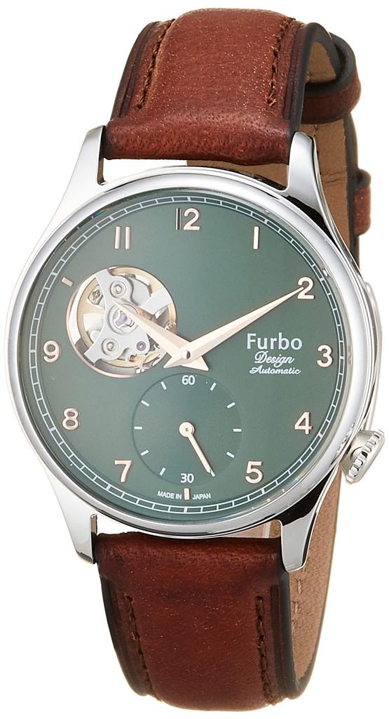 Автоматические часы Furbo Design Shave Off Коричневые NF03W-GR