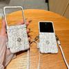 Стильный 3D чехол-кобура с принтом питона и камелией для Motorola Razr60 Ultra, ударопрочный