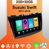 Android Carplay автомобильное радио для Suzuki Swift 2011-2016 мультимедийный проигрыватель головное устройство стерео GPS навигация BT WIFI 2+32 ГБ