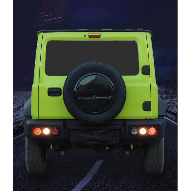 Корпус задних фонарей для Suzuki Jimny 2019 2020 2021 2022-2025 JB64 JB74 Защитная крышка заднего фонаря Черный Аксессуары для автомобильных ламп ABS x2