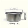 Stainless Steel Dog Water Bowl with Floating Disk Design, Anti-Spill Non-Wet Mouth Pet Drinking Bowl, Slow Feeder Water Dogs