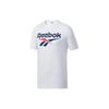 Reebok Унисекс Классическая Векторная Футболка Белая FK2655