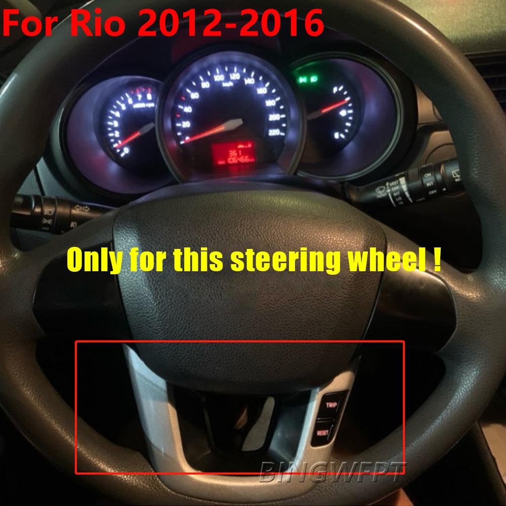 For Kia RIO 5DOORS 2012-2015 Year Steering Wheel Buttons Car Switches Controller Volume Music with Backlight