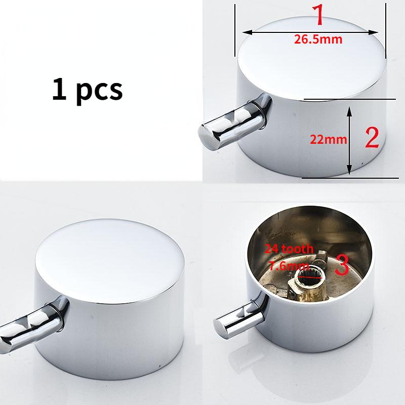 1PC Faucet lever handles for bathroom hot cold shower control water tap valve core handle zinc alloy single lever accessories