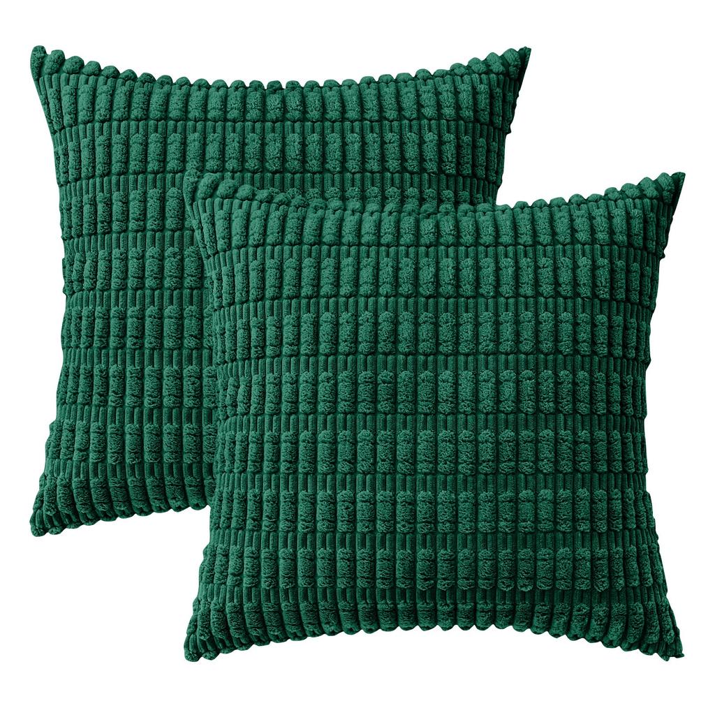 Вельветовые декоративные наволочки для подушек Мягкая вельветовая полосатая квадратная наволочка Современный домашний декор для дивана, гостиной, дивана-кровати