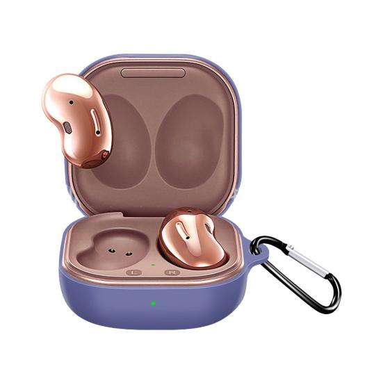 Чехол для наушников, мягкий силиконовый защитный чехол для Bluetooth-совместимой гарнитуры с защитой от царапин для Samsung Galaxy Buds 2/Live/Pro