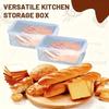 Пластиковый контейнер для хранения хлеба, герметичный контейнер для хранения продуктов, контейнер для сэндвичного хлеба с крышкой, контейнер для хлеба-кирпичика, кухонный органайзер