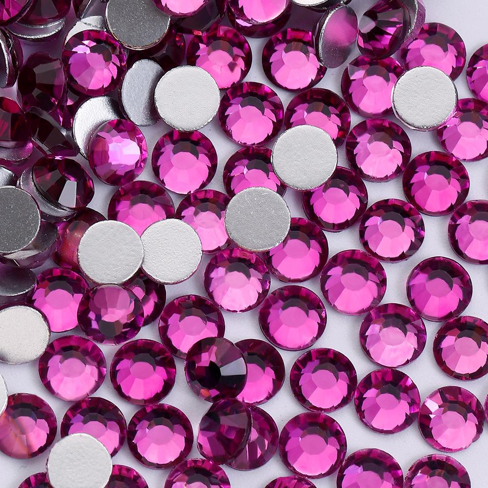 Новый цвет бархат фиолетовый гальванизированный маникюр плоский нижний стразы, хрустальное стекло дрель DIY маникюр декоративные аксессуары для ногтей