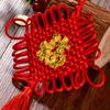 1pc Chinese Knot 2025 Spring Festival Ornaments Handmade Tassels Ornaments Home Decor with Fu Character Hanging Pendant