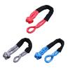 Car Trailer Tape Rope 38000 Pound Soft Shackle Synthetic Recovery Tow Strap Wear-resistant SUV Towing Strap for ATV UTV SUV