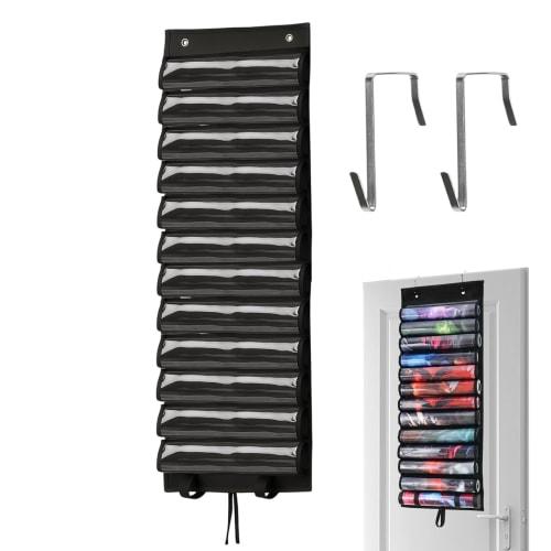 Portable Game Mat Tube Holder | Clear Accessory Bag with Slots for Play Areas, Walls, Bedroom Doors, Family Gatherings, and Birthday Parties