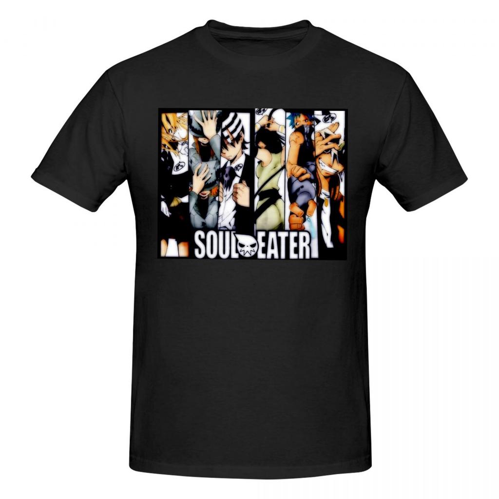 Grim Mates Anime Soul Eater T Shirts Graphic Y2k Summer Short Sleeve Unisex Wounisex Tshirt Tops