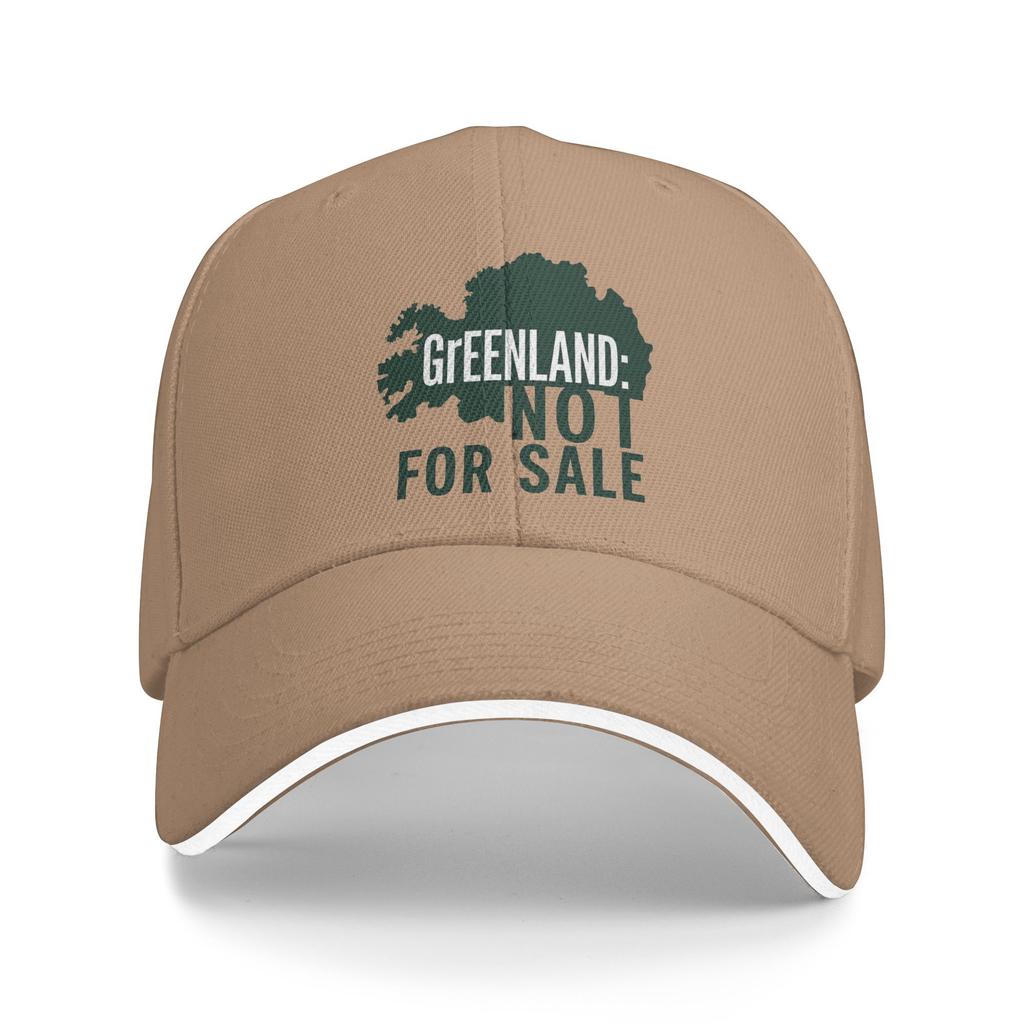 Summer Greenland is Not For Sale Baseball Cap Tennis Skate y2k Funny Design Sun Hip Hop Hats Unisex Women Dropshipping Cap