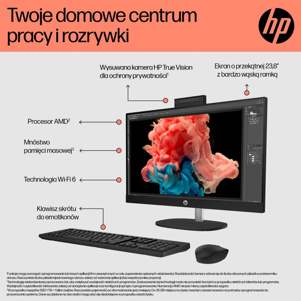 HP AiO 24-cr0334nw R7 7730U 23.8 16 512 Vega8 NoOS