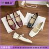 French Retro Single Shoes 2025 Grape Mother Spring New Square Head Mary Jane Shoes Women's Comfortable Soft Sole Shallow Mouth Women's Shoes