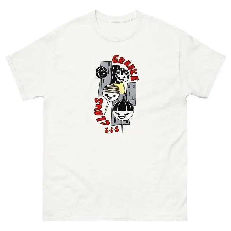Grabke Claus Street Pins Skate Retro 80s Skateboarding T Shirt Designs