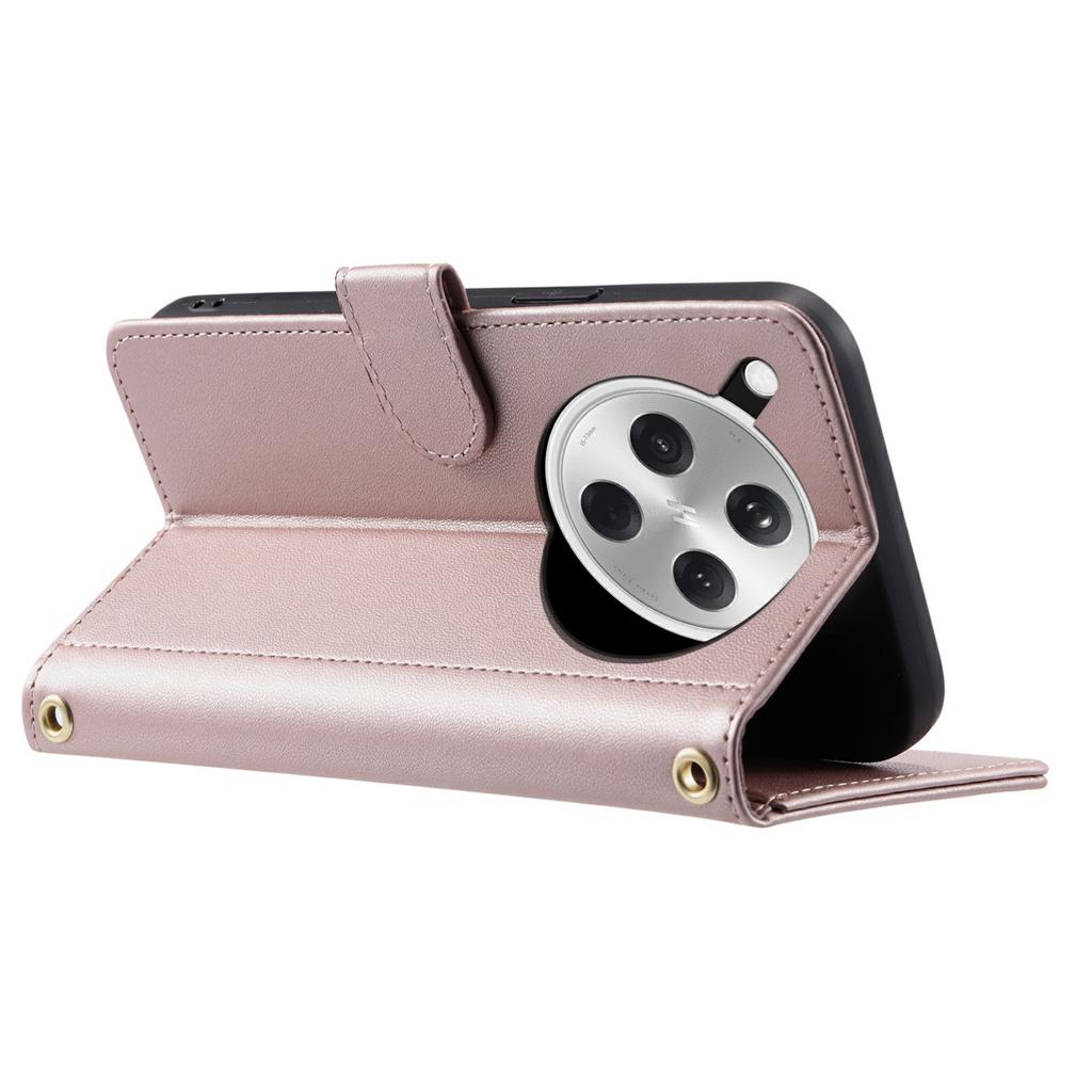 For Oppo Find X8 5G Wallet Case Rhombus Grid PU Leather Phone Cover