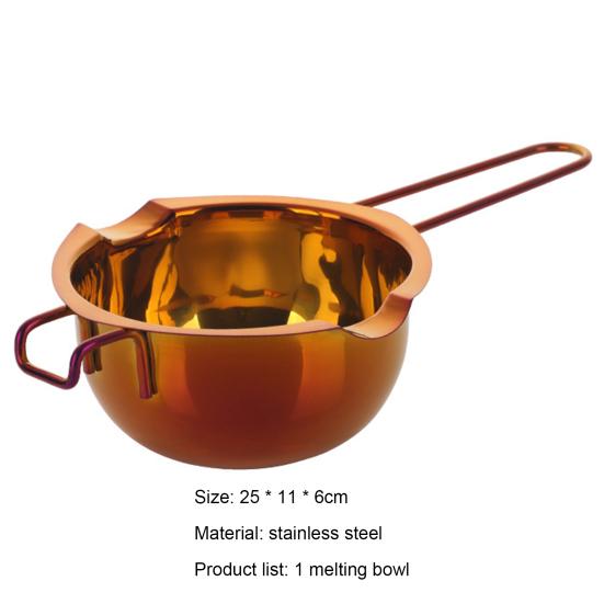 Плавильный котел эргономичный антипригарный из нержавеющей стали универсальный маленький подогреватель для масла, конфет, шоколада кухонные принадлежности