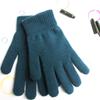 1 Pair Mittens Winter Warm Full Finger Gloves Thickened Unisex Outdoor Accessories Knitted Gloves