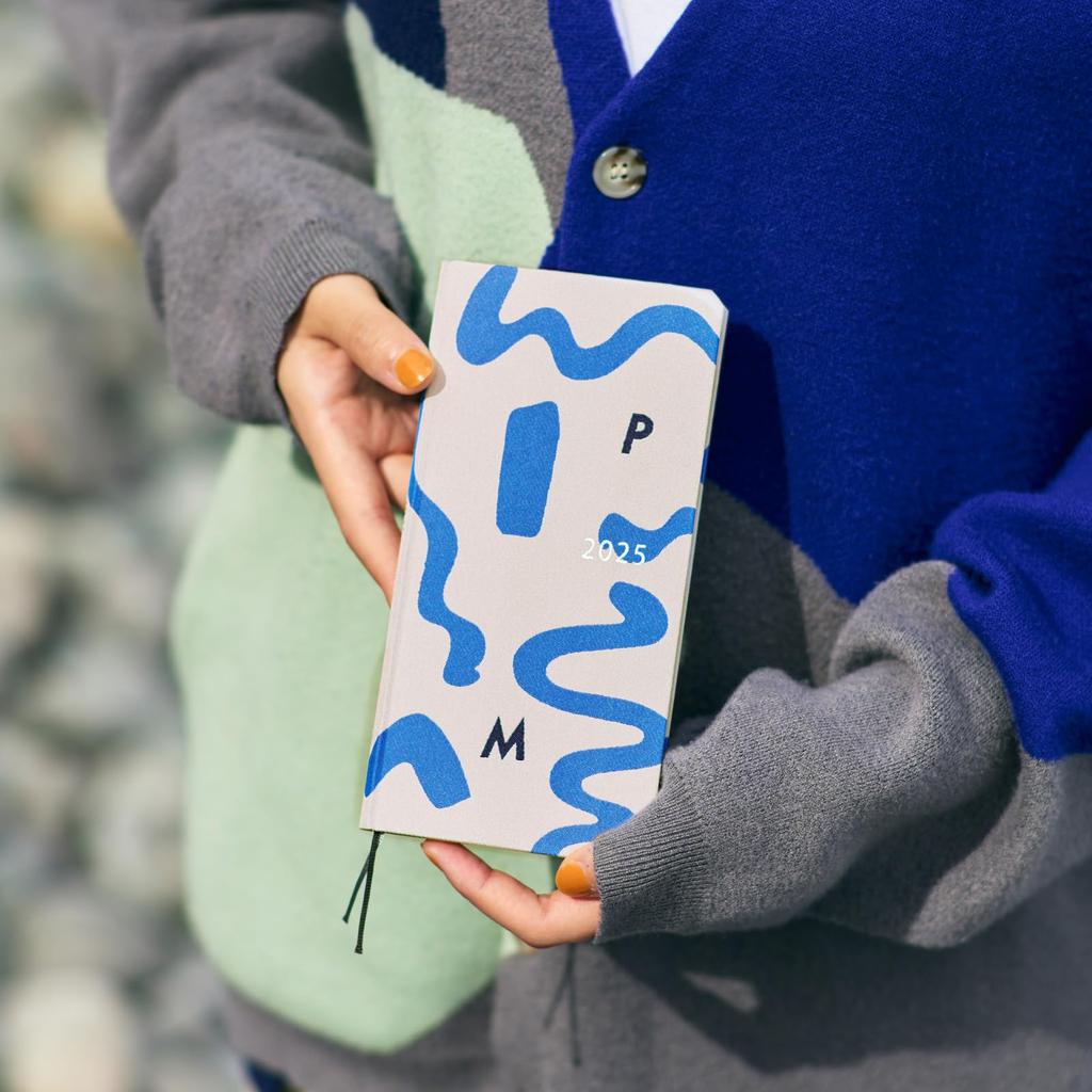 Hobonichi Notebook 2025 неделя море Начиная с января Еженедельный блокнот Еженедельный левый тонкий портрет ПАММ/спасибо