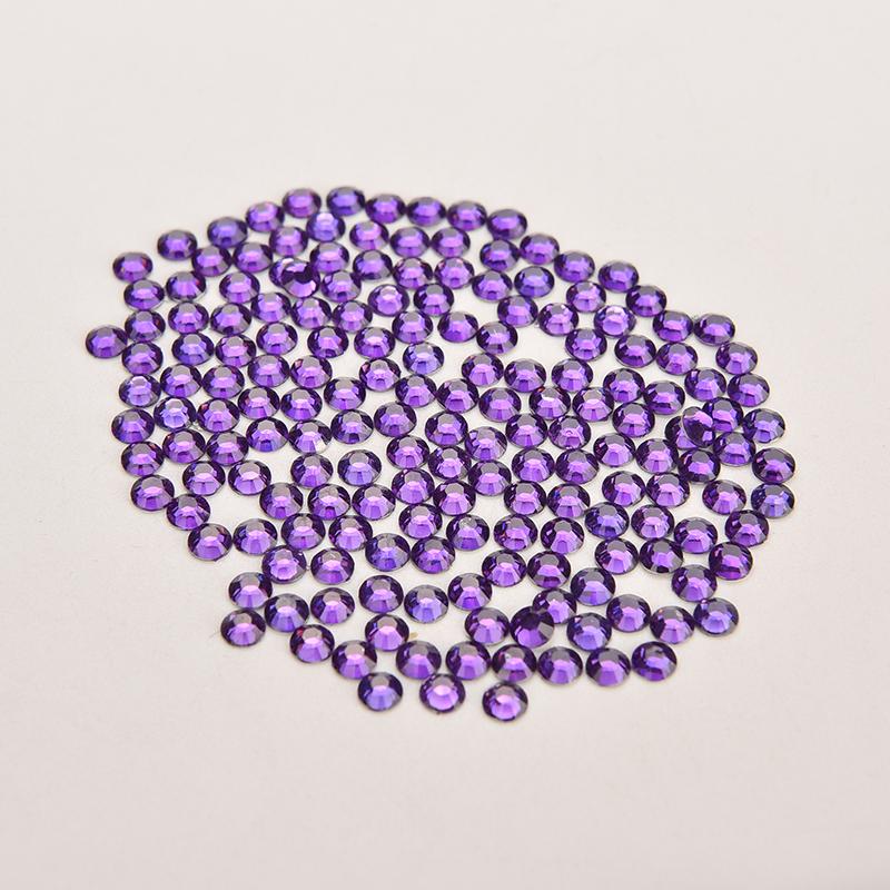Lots 1000Pcs Rhinestone Facets Flatback Crystal Round Beads Nail Art Diy 4Mm