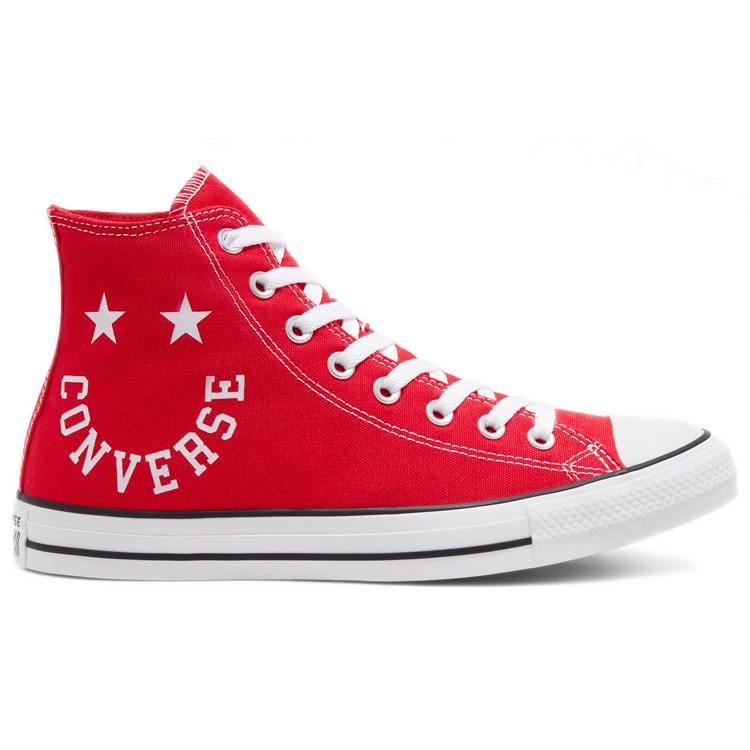 Кеды Converse Chuck Taylor All Star High 'Smiley - University Red' 167069F