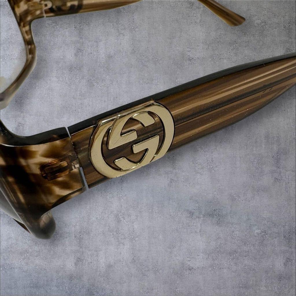 Б/у солнцезащитные очки GUCCI архив y2k с переплетающимся логотипом очки gucci коричневые