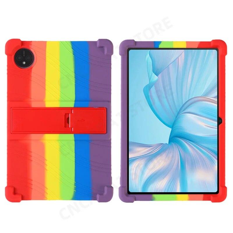 4 утолщенных силиконовых чехла Cornors с подставкой для Blackview Tab 80, чехол Tab80 10,1 дюйма, противоударный защитный чехол для планшета