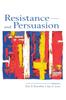 Книга Resistance and Persuasion