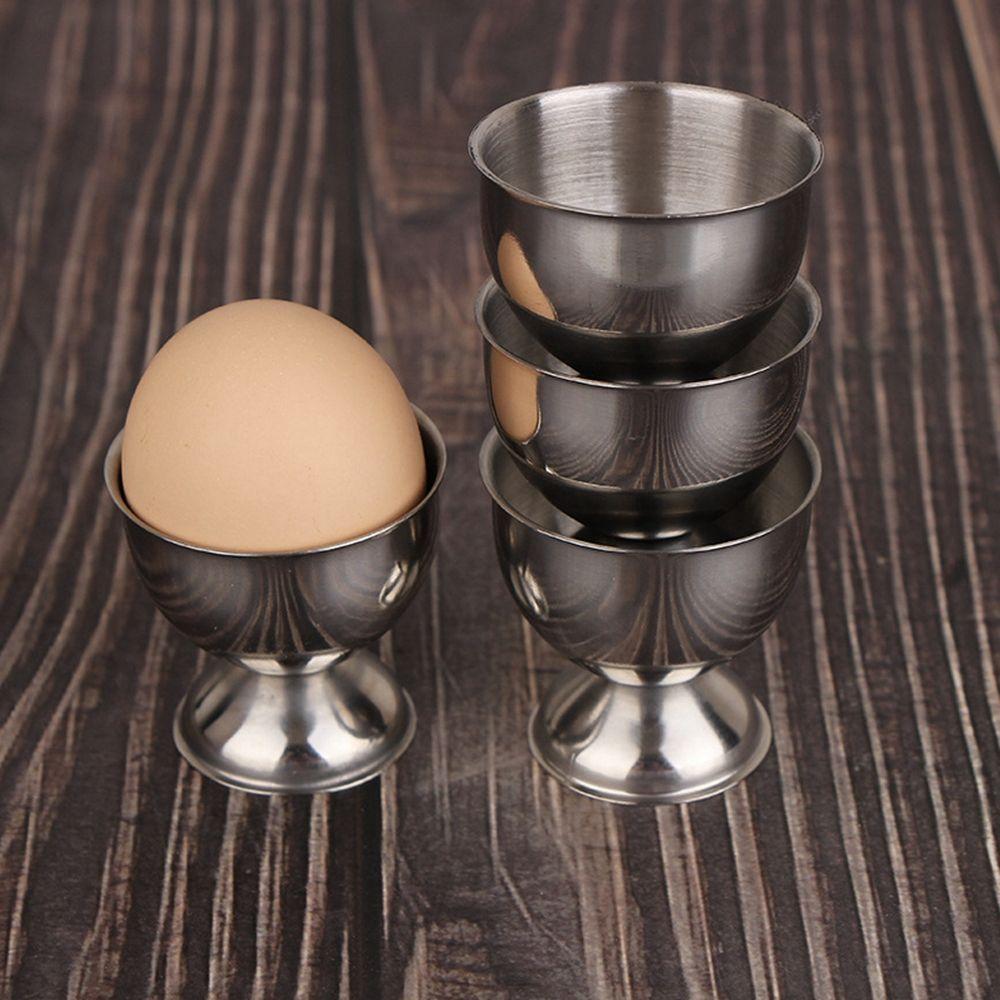 Handy Stainless Steel Silver Kitchen Gadgets Boiled Egg Egg Cups Egg Tray Egg Stand Egg Holders