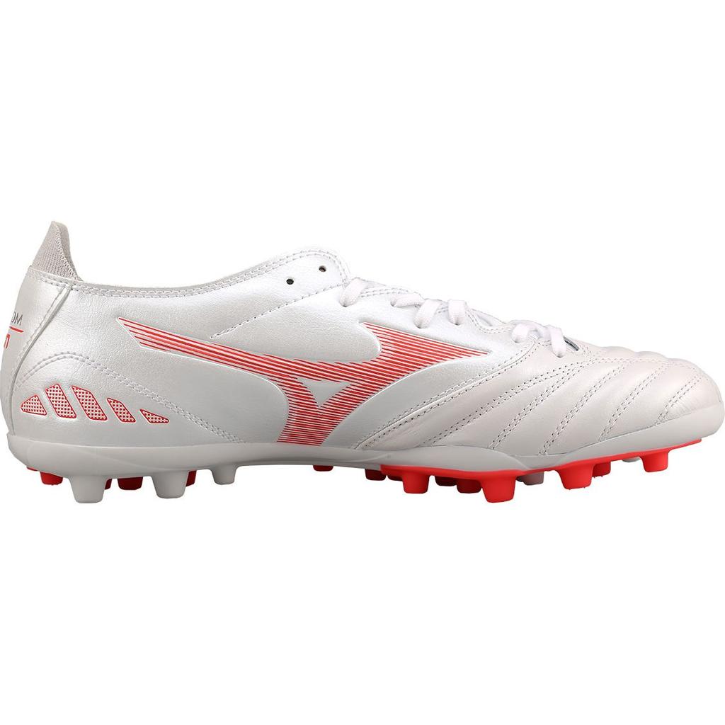 Mizuno Pro III Pro AG Бутсы для искусственного газона Амортизирующие Нескользящие Мужские Футбольные Бутсы Бело-Красные P1GA208464