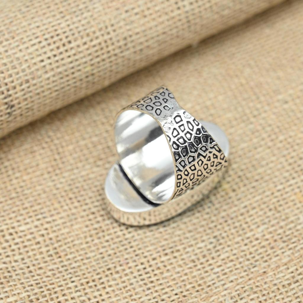 Blue Topaz Gemstone 925 Solid Sterling Silver Christmas Gift Jewelry Handmade Ring For Her