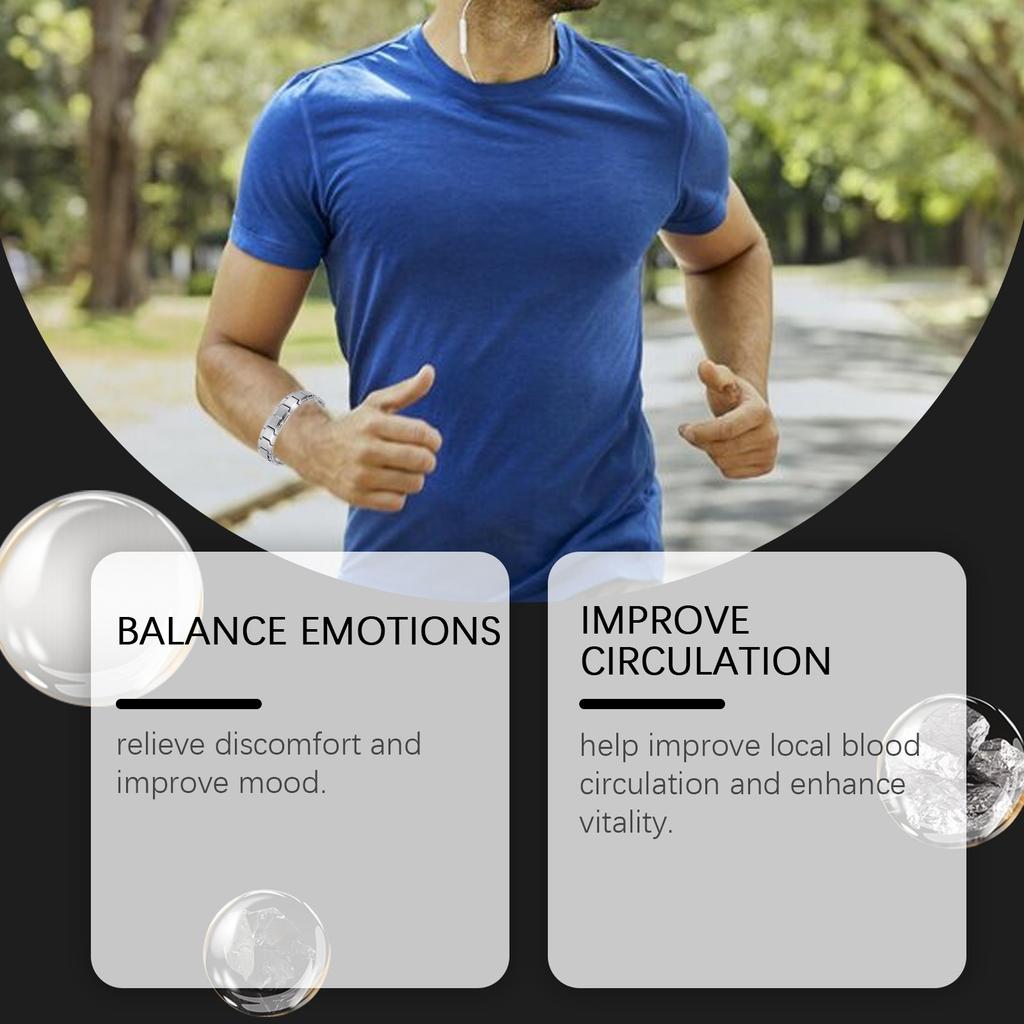 Prostate Care Bracelet, Men's Care Bracelet Improve Blood Circulation, Men's Fashion Bracelet Relieves Fatigue And Improves Prostate Discomfort (1pc)