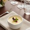 Heat-resistant Egg Shaped Ceramic Dessert Bowl with Lid Molecular Cuisine Bowl  Restaurant