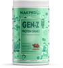 Протеиновый порошок NAKPRO GenZ для подростков (13+), 15 г белка, Двойной насыщенный шоколад - 400 г | Витамины и минералы, Поддерживает иммунитет, Крепкие кости и З