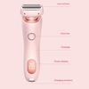 Women Electric Shaver Double Heads USB Rechargeable Waterproof Portable Face Body Bikini Area Arm Leg Hair Removal Epilator Razor Trimmer