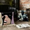 B-Batman-Es Funny Meme Cushion Cover Birthday Anniversary Gifts Double Sided Printed Zipper Cushion Cover Soft Skin Bedding