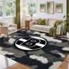 Borussia Mönchengladbach Design Crystal Velvet Rug Soft Decorative Mat for Bedroom Entrance