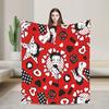 Warm Blanket Camping B-Bettys Boops Throw Blanket  Flannel Bedspread For Living Room Comfortable Sofa Bed Cover
