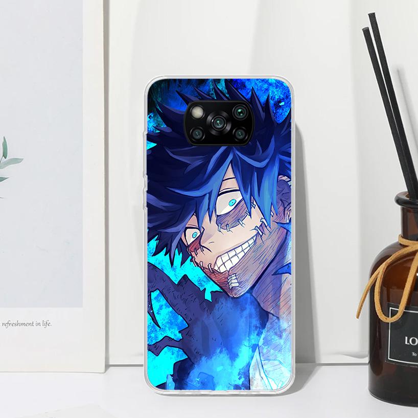 My Hero Dabi Bnha Phone Case For Xiaomi Poco X7 X6 X5 M7 M8 Pro F7 Ultra Redmi 15C 15 13C 13 12C 12 10 10C 10A Art Fundas Poco X