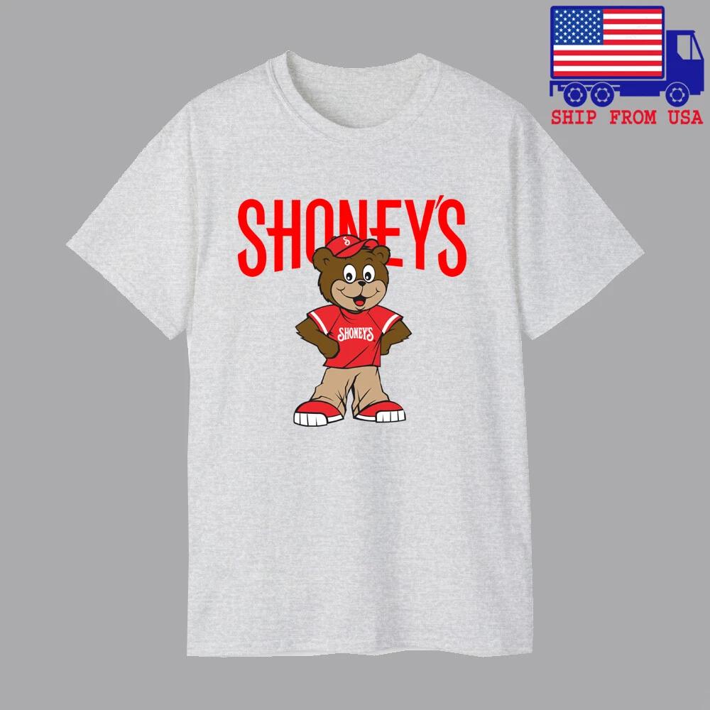 Телешоу Ресторан Shoney's Мужской Серый Размер S-5XL