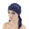 Bohimina Style Printed Voile Headscarf Bonnet for Women Islamic Hijab Headwraps Multifunction Muslim Scarf Turban Hair Scarves