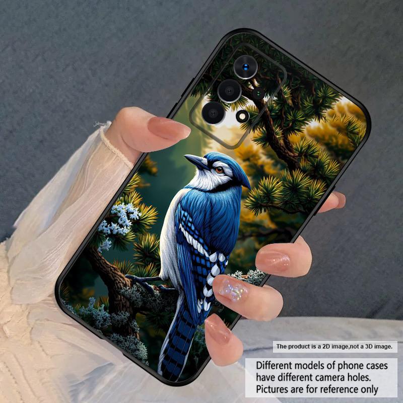 Милый тигр и птица Для Samsung A03 Core A04 05 06 12 14 15 16 22 23 Galaxy 25 26 4G 34 35 52 53 56 71 73 90 5G мягкий чехол для телефона