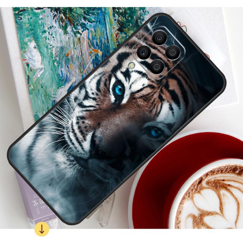 Tiger Face Case For Samsung Galaxy M15 M21 M31 M55 M56 M36 M16 M06 M13 M33 M53 M12 M32 M52 M14 M34 M54