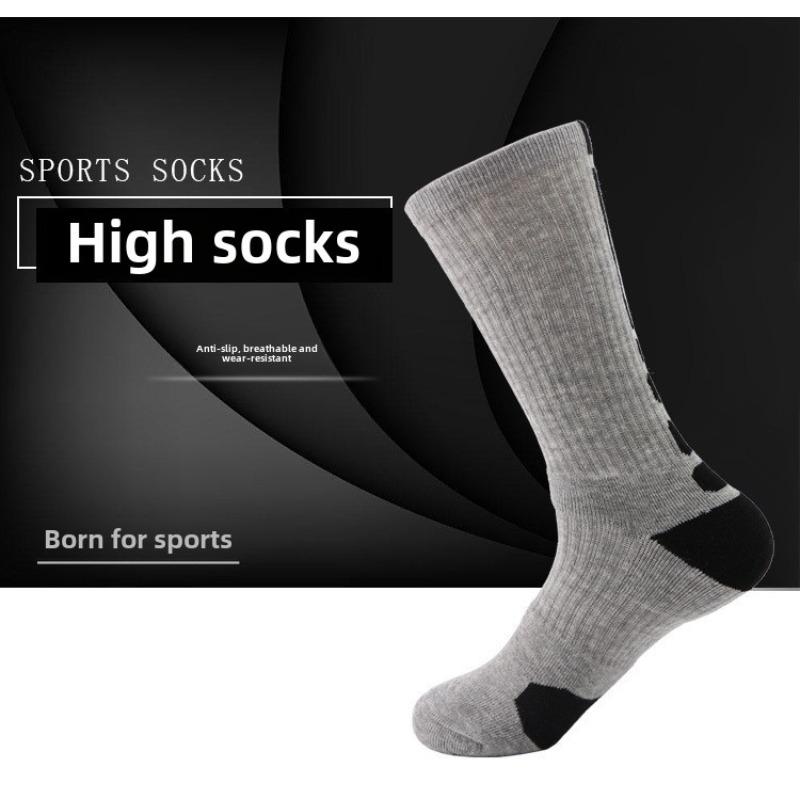 5 пар мужских носков для бега на открытом воздухе, дышащих, с полотенечным дном, для занятий альпинизмом