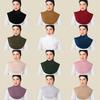 Modal Fake Collar Soft Elastic Detachable False Collars Solid Color Turtleneck High Neck Cover Women Muslim Hijab Accessories