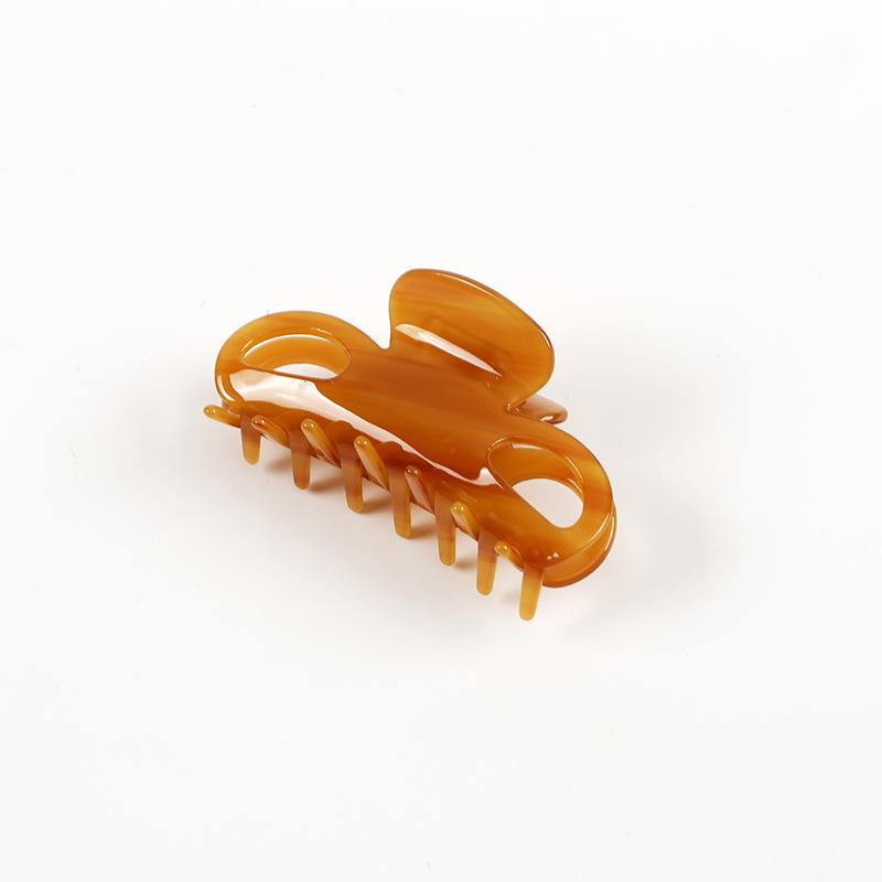 Полый зажим-краб, модная заколка для волос с леопардовым принтом, заколка для волос на затылок, заколка для скрученных волос, заколка-акула