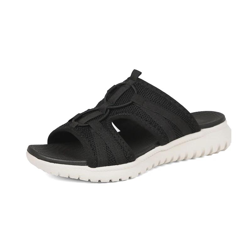 Модная распродажа женской обуви 2024 года, летние дышащие сетчатые повседневные женские тапочки, легкие удобные женские спортивные сандалии для отдыха на открытом воздухе