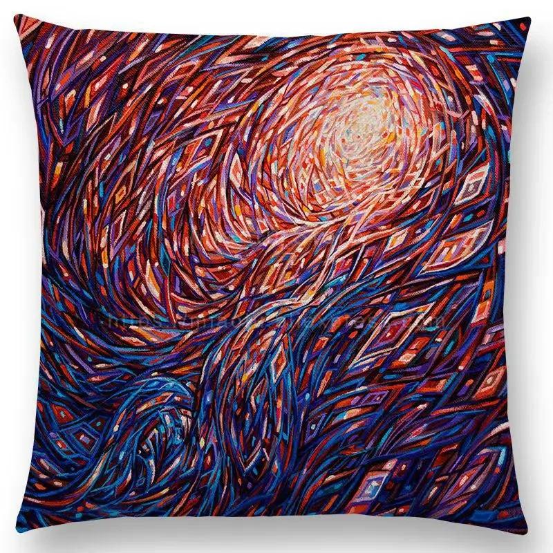 Чехол для подушки в мексиканском стиле с абстрактным рисунком, модная высококачественная декоративная наволочка, прямая поставка