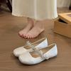 Плоская подошва, не утомляющая ноги, повседневные туфли-лодочки, женские новые летние модели, женские легкие нескользящие на одной педали